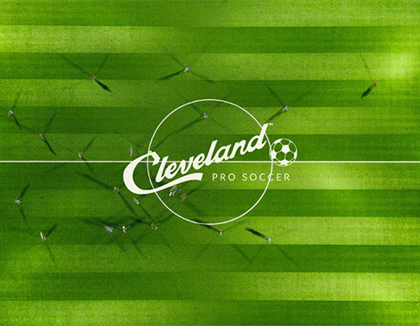 A mock up of the Cleveland Pro Soccer logo