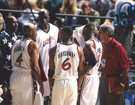 cleveland olympic team 1996 usa mens basketball gund arena