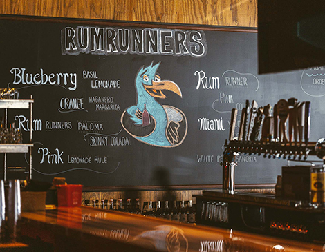Rum Runners Chalkboard