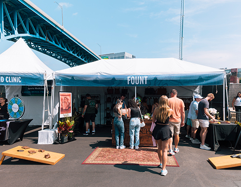 Tennis in the Land at Cleveland’s Iconic Flats: Photos