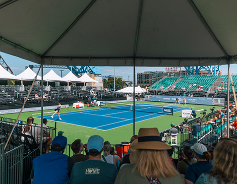 Tennis in the Land at Cleveland’s Iconic Flats: Photos