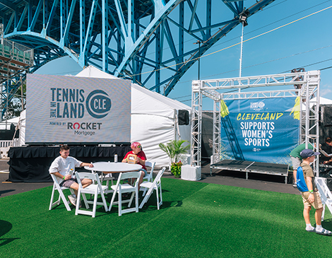 Tennis in the Land at Cleveland’s Iconic Flats: Photos