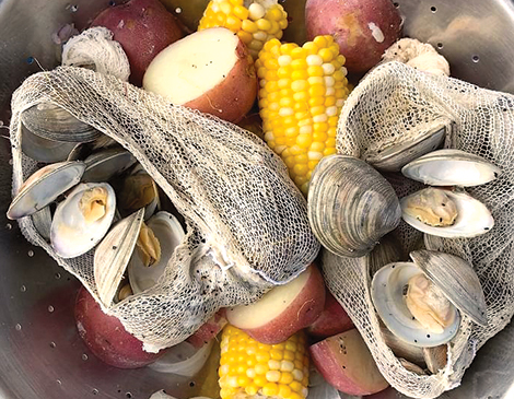 The clambake at Salty Mary's