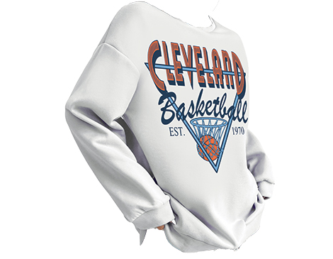 Vintage Style Cleveland Cavaliers Sweatshirt