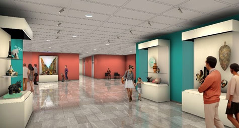 Cleveland Museum of Art renovated lobby CMA