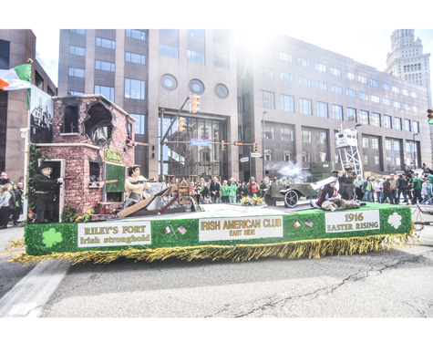 2016 St. Patrick's Day Parade Float, Erik Drost