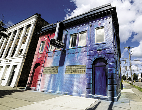 Graffiti Heart's Rainbow Mural