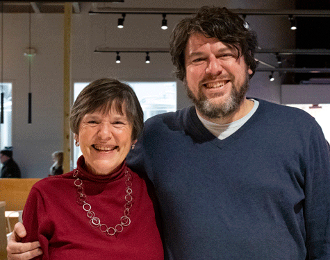 Immigrant Son Brewery owner Andrew Revy and his mother