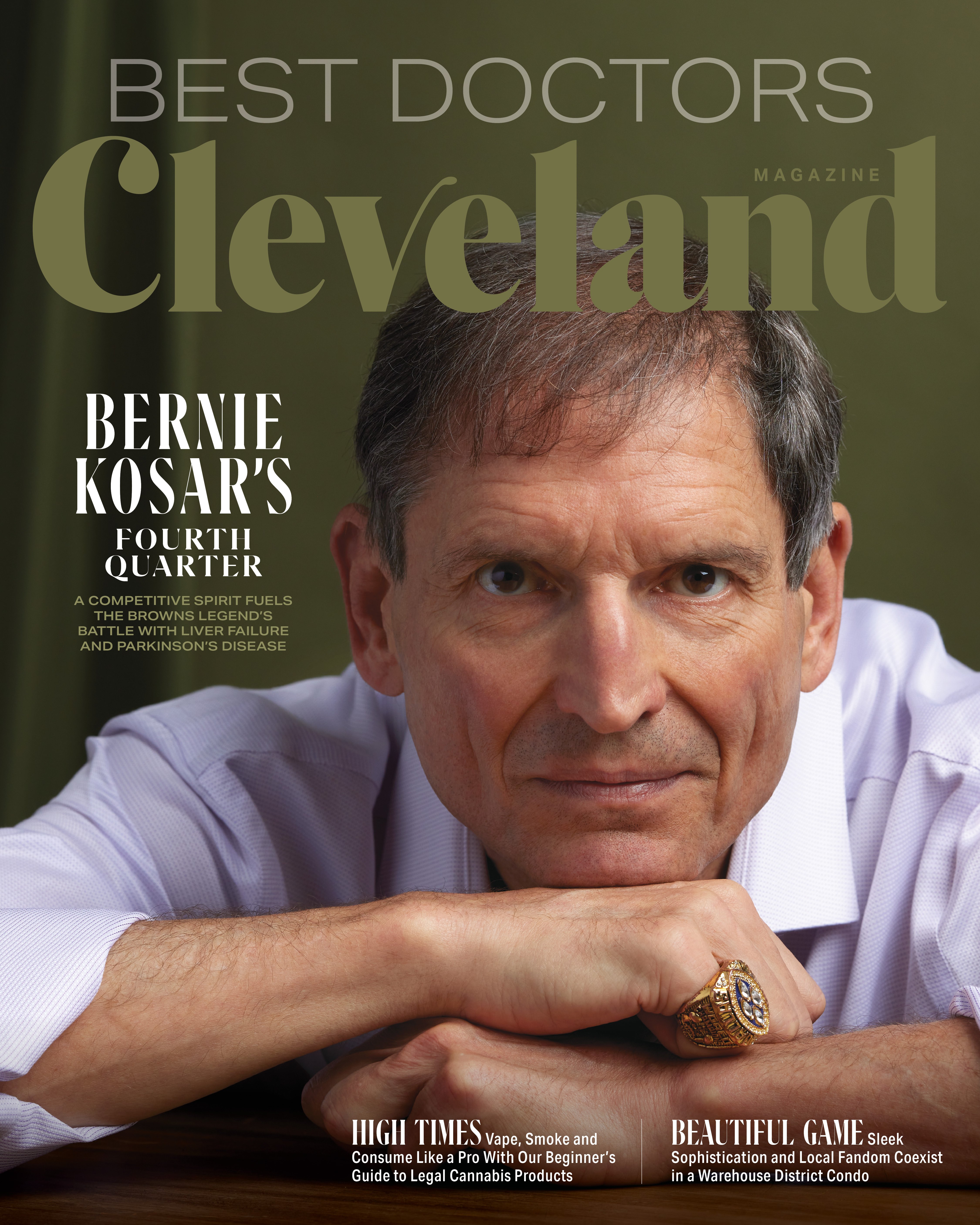 Bernie Kosar Cover Cleveland Magazine August 2024 by Kevin Kopanski