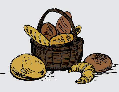 Blackbird Baking Illustration Blackbird Baking Illustration