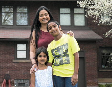 Devi Jhaveri and Family