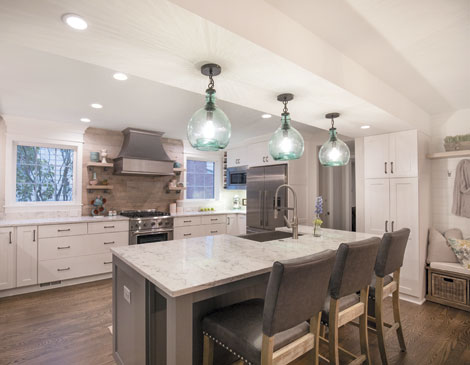 The Kitchen Island- After