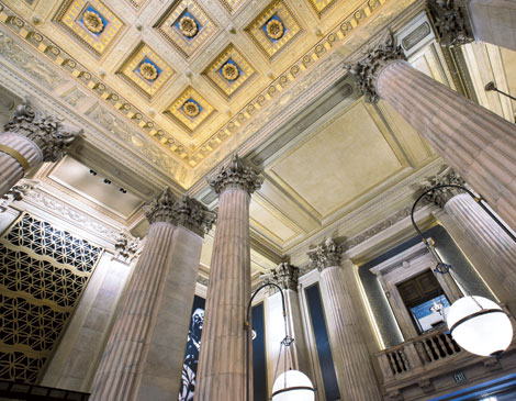 Marble Room ceiling