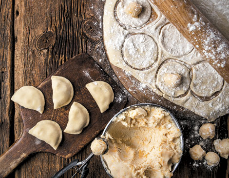 Rudy's Strudel pierogies Rudy's Strudel pierogies