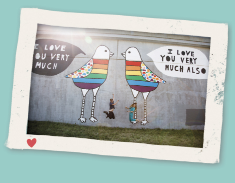 Love Doves Mural Love Doves Mural