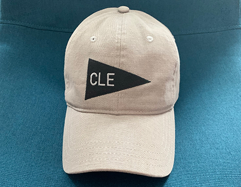 Emily Roggenburk's CLE Pennant Hat