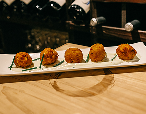 Sapphire Creek Winery's Lobster Tots