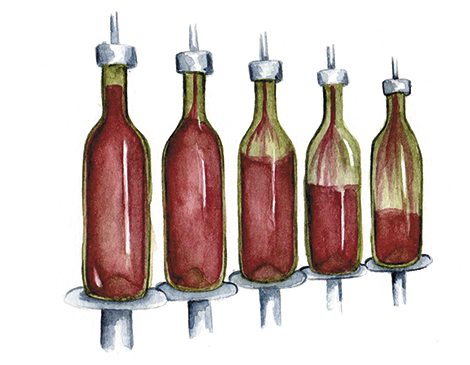 The bottling process