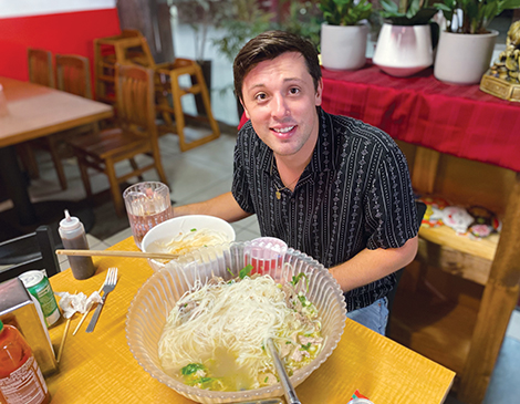 Dillon Stewart Eats Pho Lee's Pho Challenge