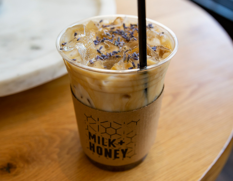 Milk & Honey's Lavender Latte