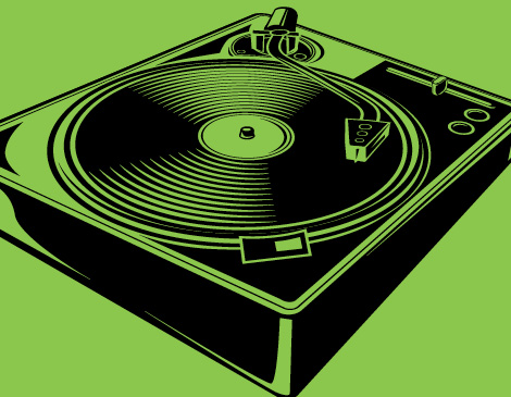 Turntable graphic