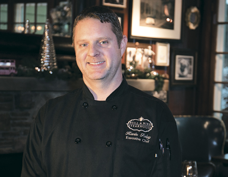  Executive chef Kevin Foley pays attention to the littlest details  to make sure every customer has a great experience at the Chagrin Falls restaurant.