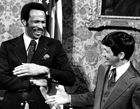 article_George_Forbes_and_Dennis_Kucinich_share_a_lighthearted_moment_at_City_Hall article_George_Forbes_and_Dennis_Kucinich_share_a_lighthearted_moment_at_City_Hall