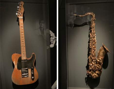 Bruce Springsteen's Telecaster, Clarence Clemons Saxophone Bruce Springsteen's Telecaster, Clarence Clemons Saxophone