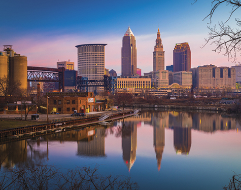 Cleveland Skyline, Copyright Cody York Photography