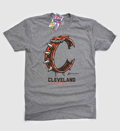 old navy cleveland browns shirt