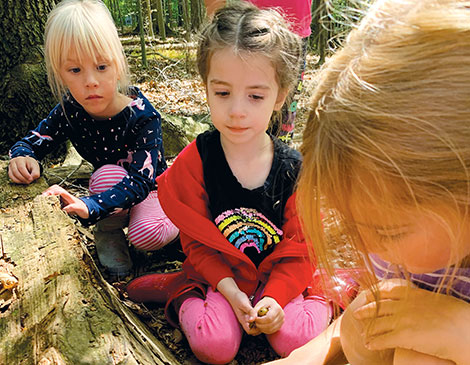  Hathaway Brown’s nature-based Tiny Trailblazers camp is geared toward preschool kids.