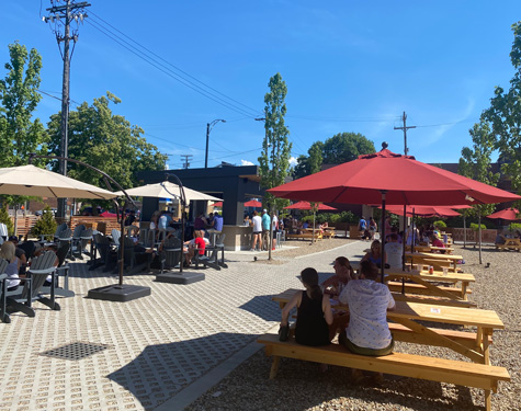 Outdoor Patio at Lakewood Truck Park