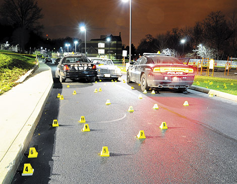 Shots Fired: The scene of the 137 shots incident. Shots Fired: The scene of the 137 shots incident.