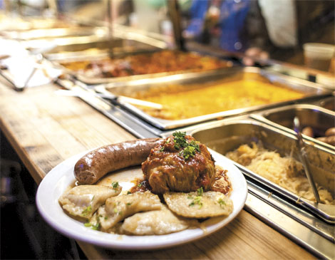 Sokolowski's Kielbasa, Stuffed Cabbage and Pierogies Sokolowski's Kielbasa, Stuffed Cabbage and Pierogies