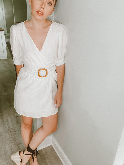 The Only Daughter Society's Belted Wrap Dress