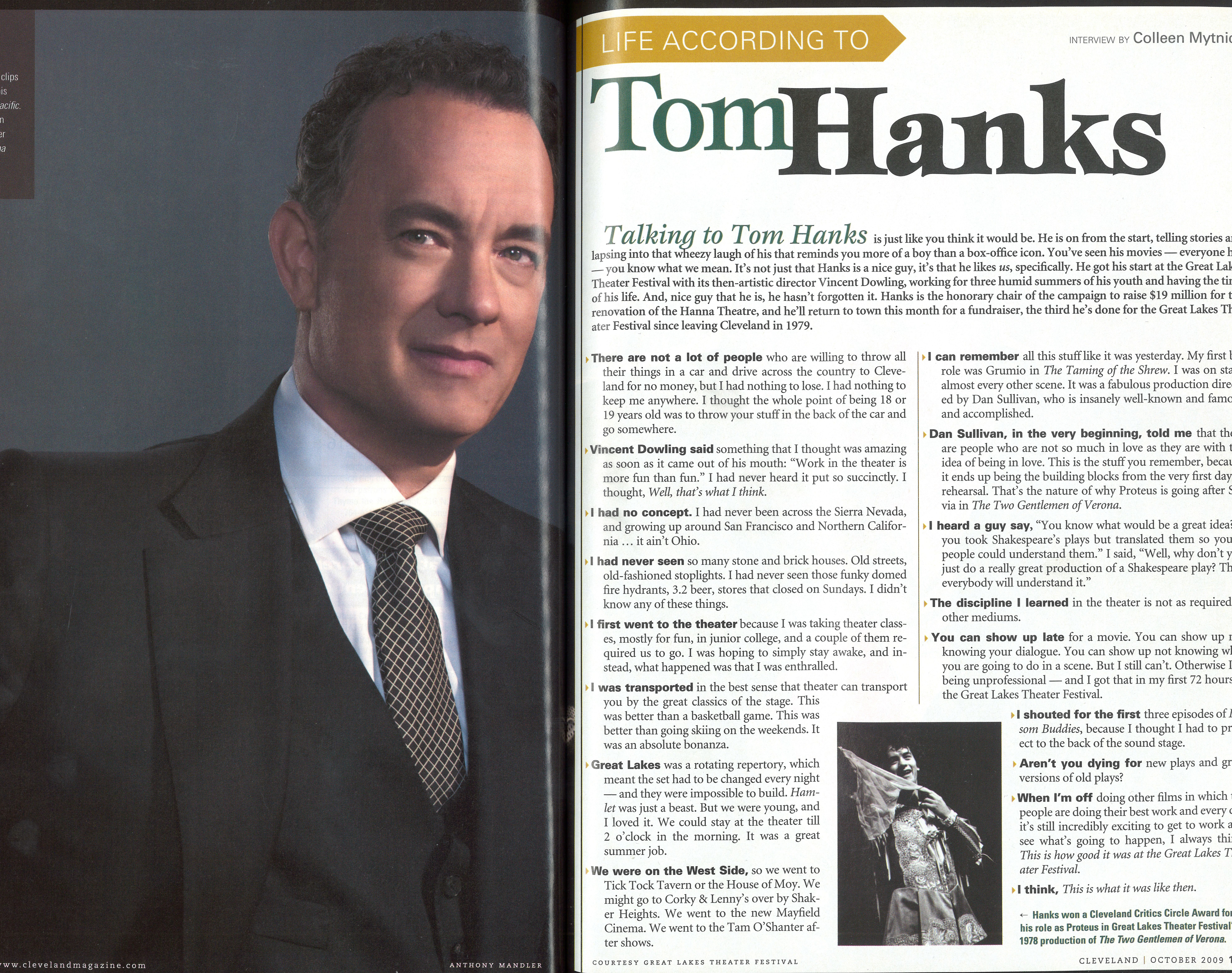 Tom Hanks, Full Page Scan 2009 Tom Hanks, Full Page Scan 2009