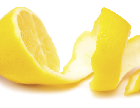 Zested citrus