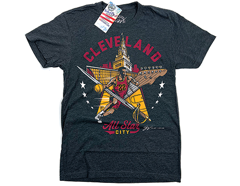 NBA All-Star Weekend: GV Art + Design’s All-Star Cleveland Shirt