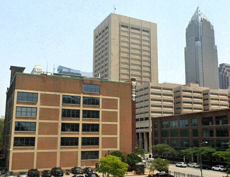 Justice Center, taken from the approximate place of one new proposed location