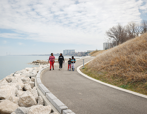 Cleveland Lakefront Development Lake Erie