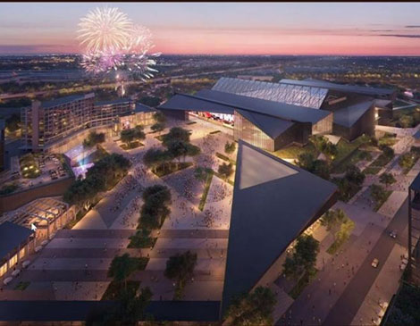 Brook Park Browns dome rendering / NEO Trans / Cleveland Magazine