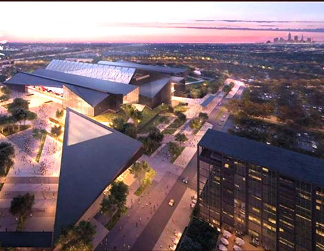 Brook Park Browns dome rendering / NEO Trans / Cleveland Magazine