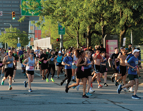 Cleveland Marathon 2024 downtown running