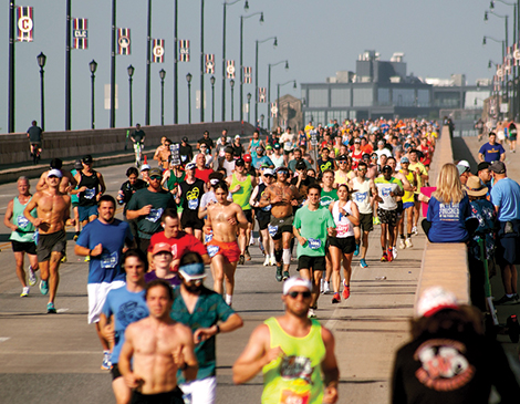 Cleveland Marathon 2024 downtown running