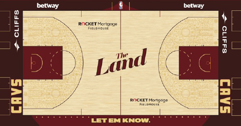 Cleveland Cavaliers limited edition court city edition november 2023