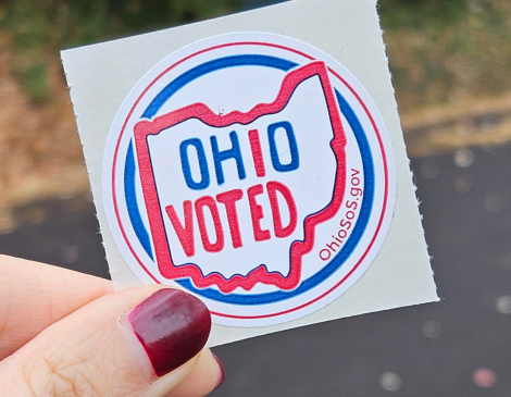Voting Sticker Ohio