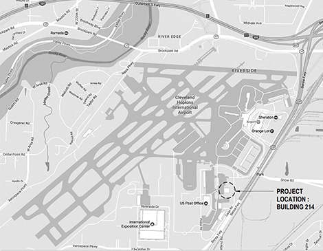 Hopkins airport cleveland building project plans 