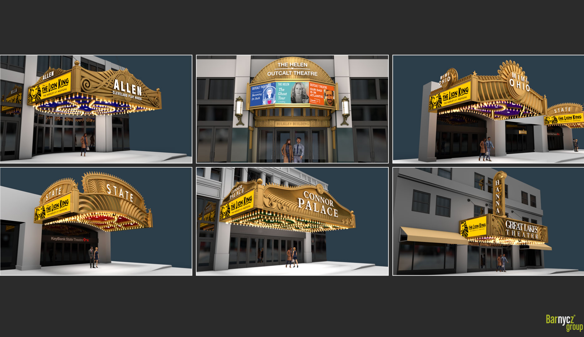 Playhouse Square marquees