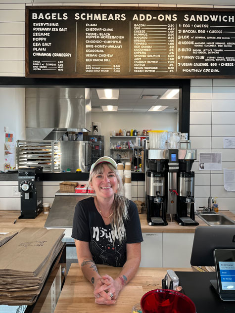 Erika Durham of Cleveland Bagel Co. and Cleveland Bagel Cafe